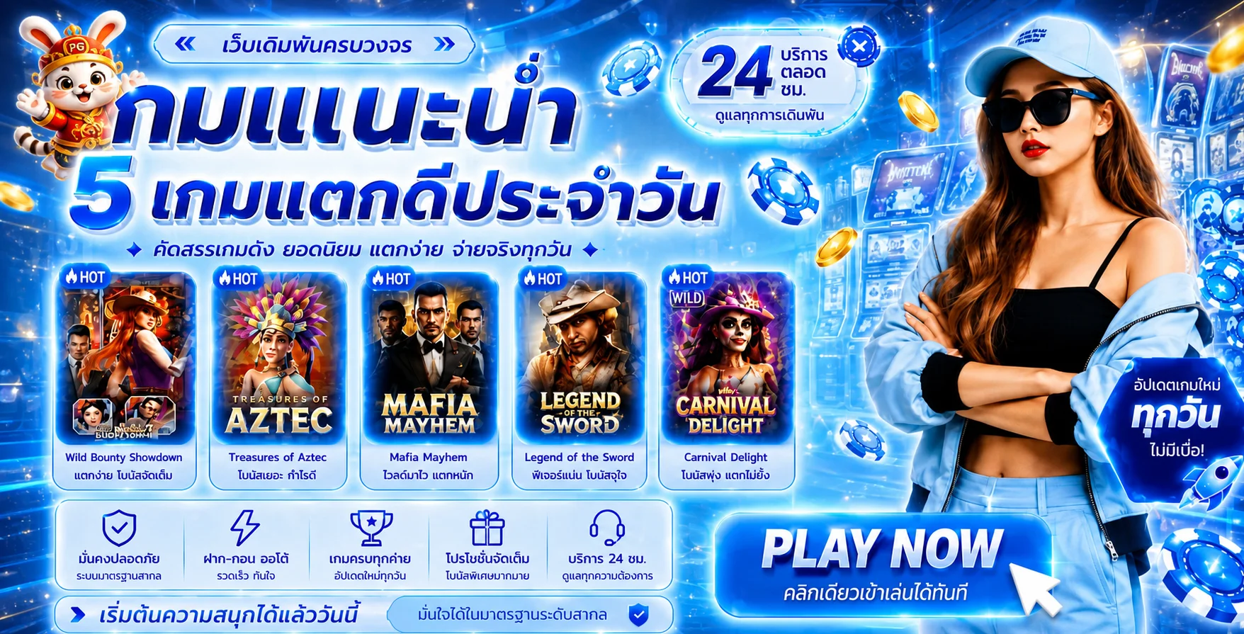 gacha789 เกมแนะนำ 5 เกมแตกดีประจำวัน